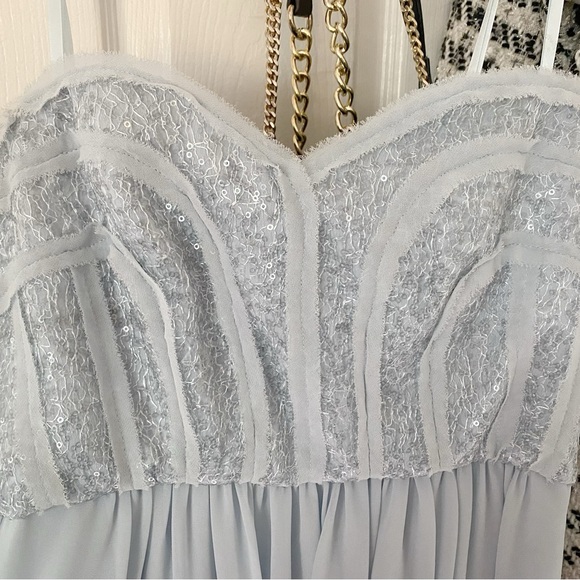 Light Blue Grad Dress | Size: 4 - Picture 2 of 3